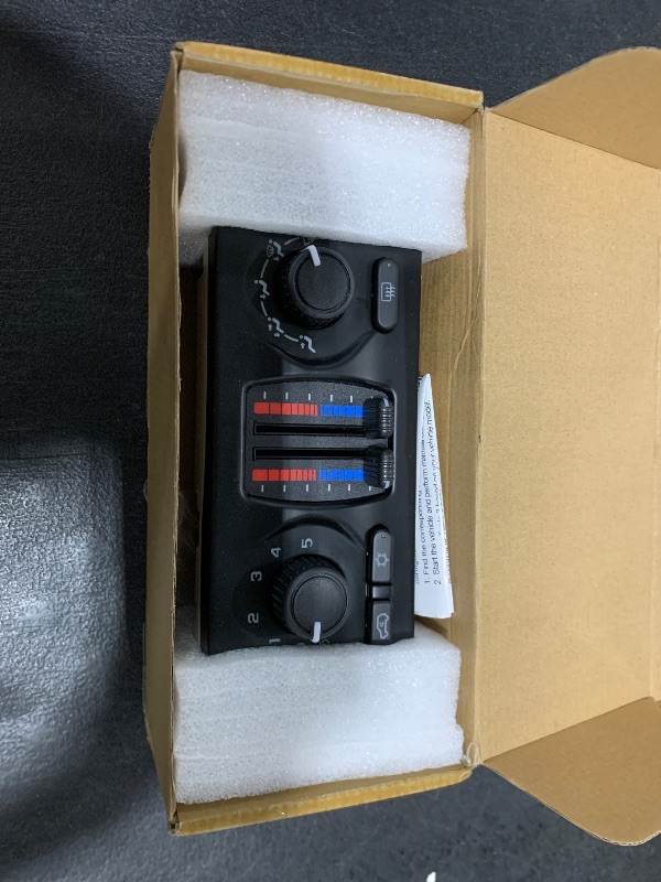 Photo 1 of Autoverve Climate Control Module AC Heater HVAC Panel Fit for Chevy Silverado GMC Sierra 1500 2500 3500 Tahoe Suburban Avalanche Trailblazer Yukon XL Envoy Cadillac Escalade 599-210XD