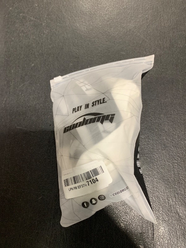 Photo 1 of COOLOMG Youth Boys Cup Shorts Compression Shorts with Athletic Protective Groin Cup Underwear for Baseball Football MMA White L