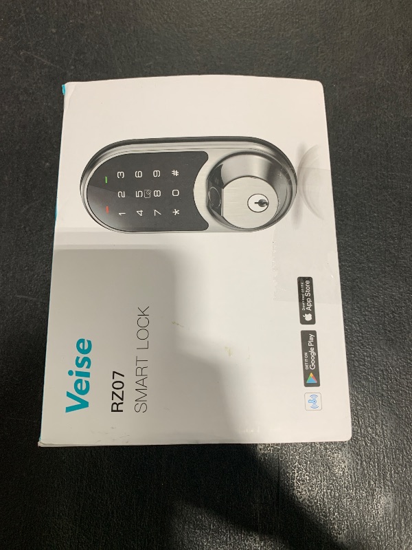 Photo 1 of Veise RZ07 Smart Lock, Fingerprint Door Lock, 7-in-1 Keyless Entry with App Control, Electronic Touchscreen Keypad Deadbolt, Biometric Smart Locks for Front Door, Satin Nickel