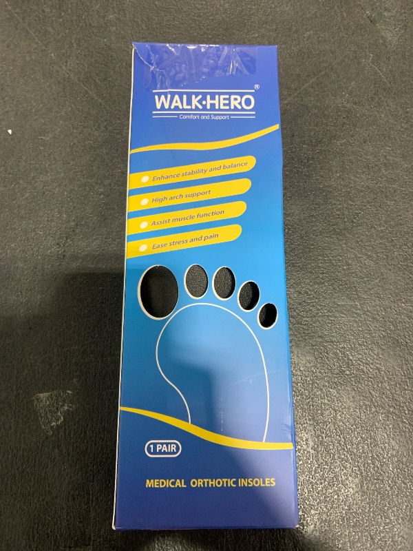 Photo 1 of Plantar Fasciitis Feet Insoles Arch Supports Orthotics Inserts Relieve Flat Feet, High Arch (Mens 8-8 1/2 | Womens 10-10 1/2)