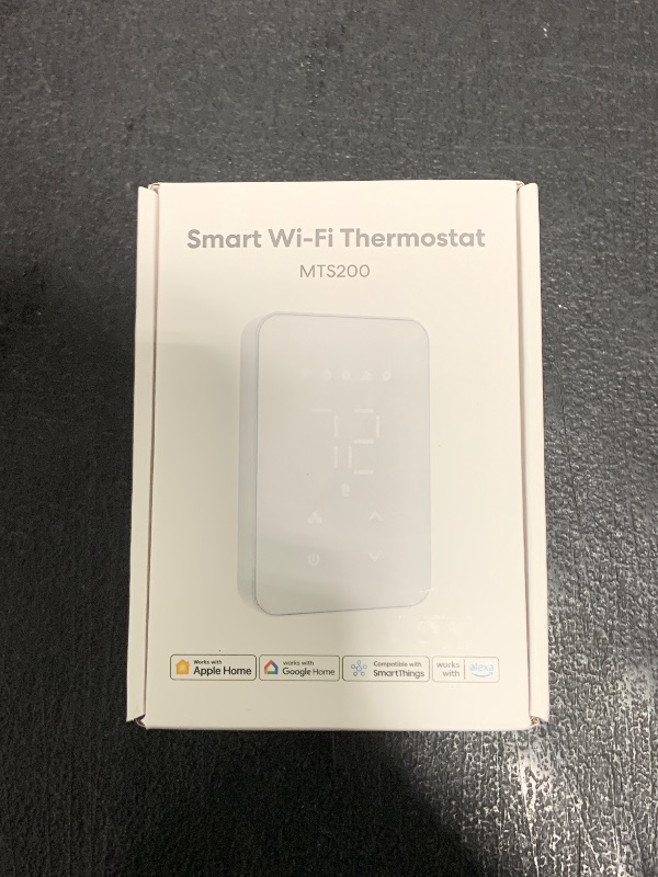 Photo 1 of meross Smart Thermostat for Electric Baseboard and in-Wall Heaters Work with HomeKit, Alexa and Google Home, 120V-240V Wi-Fi Programmable Thermostat with Easy Install, Energy Saving, 4 Wires Needed