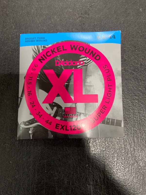 Photo 1 of D'Addario EXL120+ Nickel Wound Electric Guitar Strings, Super Light Plus, 9.5-44