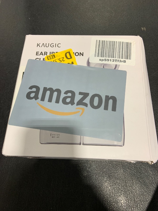 Photo 1 of KAUGIC Water Powered Ear Cleaner, Electric Ear Wax Removal Kit, FSA HSA Eligible, Ear Irrigation Kit with Sewage System and 4 Clean Mode, Safe and Effective Ear Flushing Kit for Adults with 3 Ear Tips