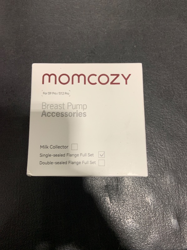 Photo 1 of Momcozy Original S9 Pro/S12 Pro Replacement Accessories, Only Compatible with Momcozy S9 Pro/S12 Pro Breast Pump NOT for S9/S12 (Single-Sealed Full Set Collector Cup with 24mm Flange,180ml, 1 Pack)