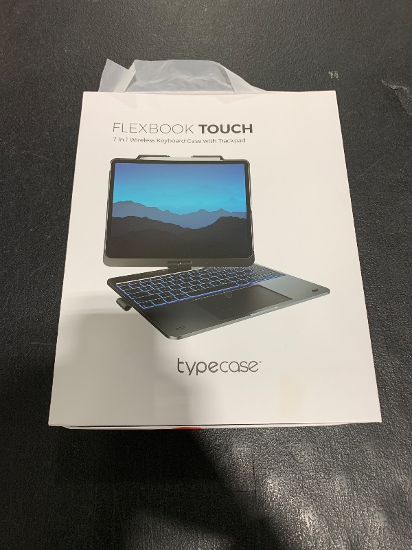 Photo 1 of typecase Touch for iPad 9th Generation Case with Keyboard (10.2", 2021),Multi-touch Trackpad,10 Color Backlight, 360° Rotatable, Thin & Light for 8th Gen (2020),7th Gen (2019), Air 3,Pro 10.5 (Black).