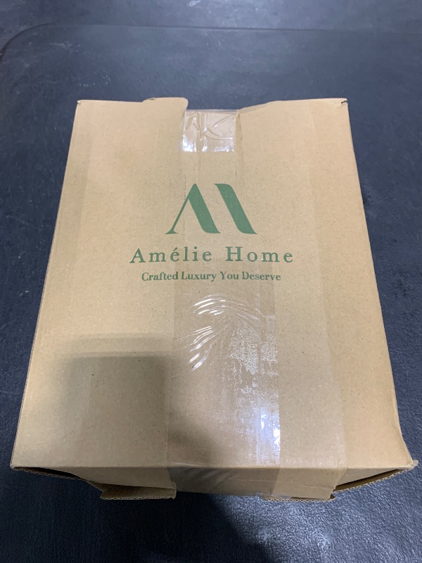 Photo 1 of Amélie Home Faux Fur Throw Blanket for Couch, Cozy Fuzzy Fluffy Fur Luxurious Soft Striped Plush Gift Blankets for Family Sofa Chair Bed Living Room Bedroom, 55"x70", Ivory