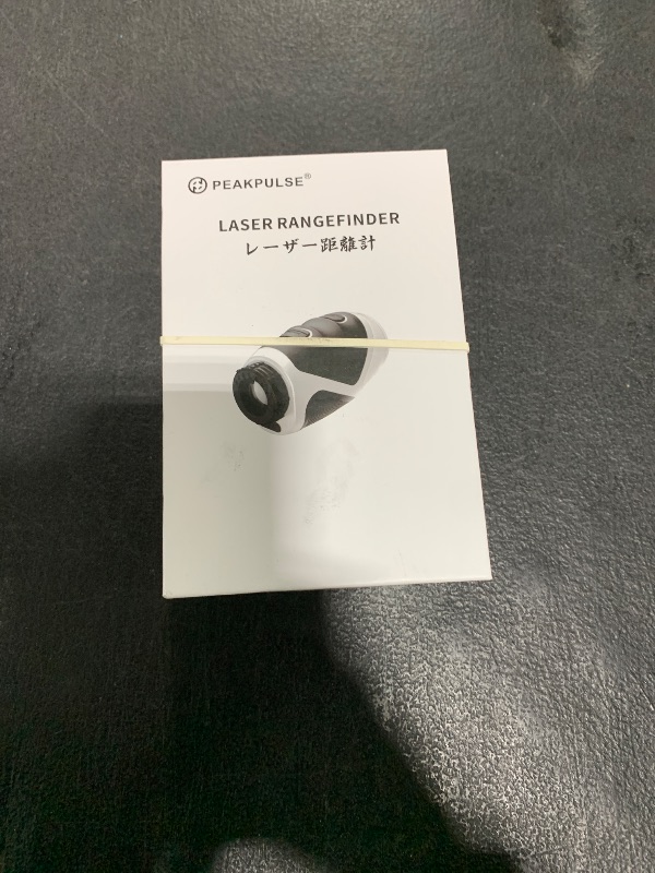 Photo 1 of PEAKPULSE 1200 Yards Mini Range Finder Golf Rangefinder HDLCD 7X Magnification with Slope Laser Distance Rangefinder for Men Women Junior Rechargeable Flag Pole Locked with Vibration Angle Measurement