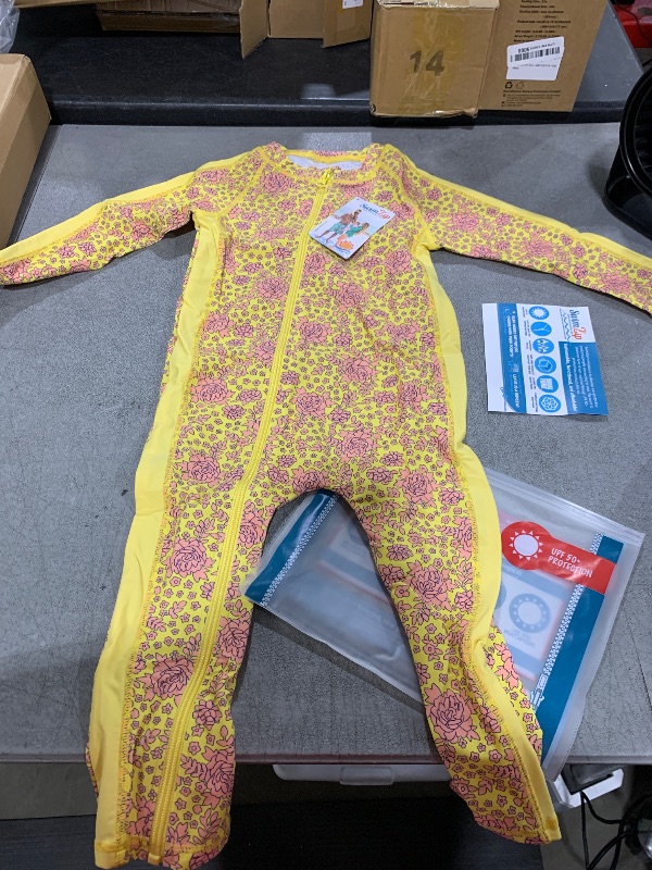 Photo 1 of Swim Zip Long Sleeve Swim Suit Size 3-4T