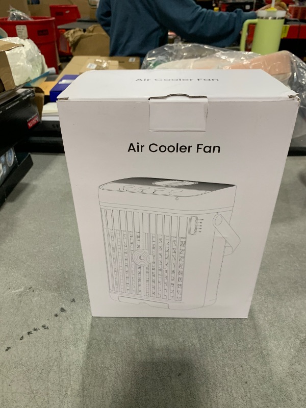 Photo 1 of Portable Air Conditioners,1200ML Cooling fan Mini Air Conditioner with Remote Control,3 Wind Speed & 7 LED Light,3 Cool Mist& 1-3H Timer,Personal Air Conditioner Evaporative Air Cooler for Room/Office