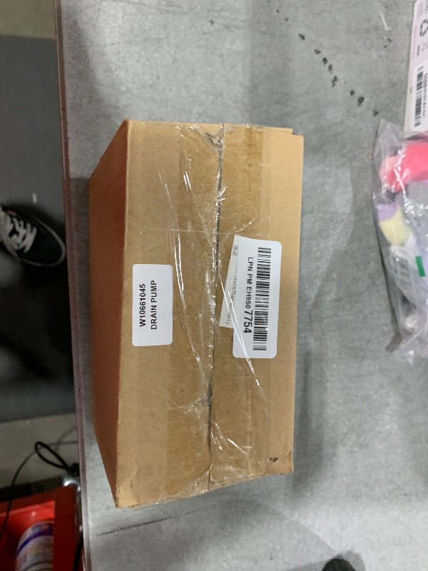 Photo 1 of W10661045 W10614033 Washer Drain Pump Assembly for Whirlpool Roper Maytag Kenmore Inglis Crosley Amana Admiral, Replacement Part W10215134 WPW10661045 3554974 AP6023670 PS11757016 EAP11757016