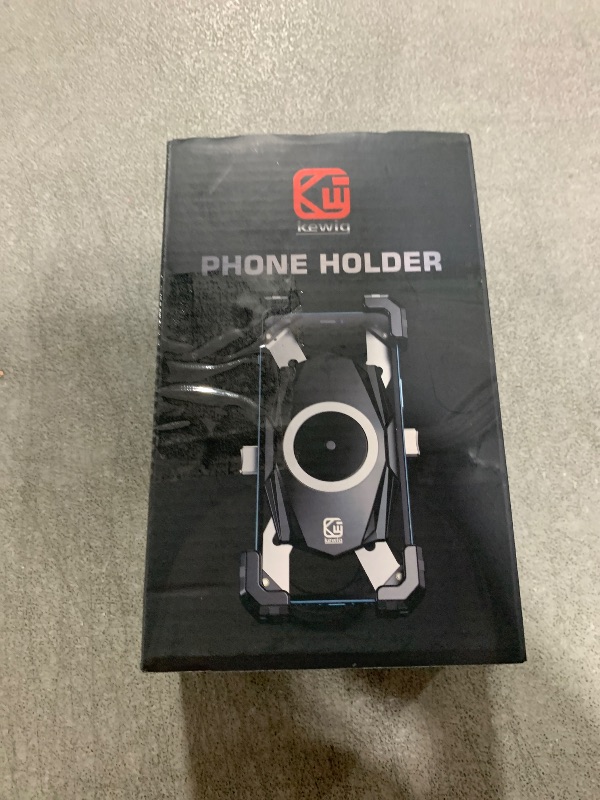 Photo 1 of Kewig Motorcycle Fork Stem Phone Mount, Motorcycle Phone Mount, 1S One-Push Automatically Lock & Release, Fits for Fork Stem 12-25.4mm in Diameter, for 4.0-6.9" Cellphones