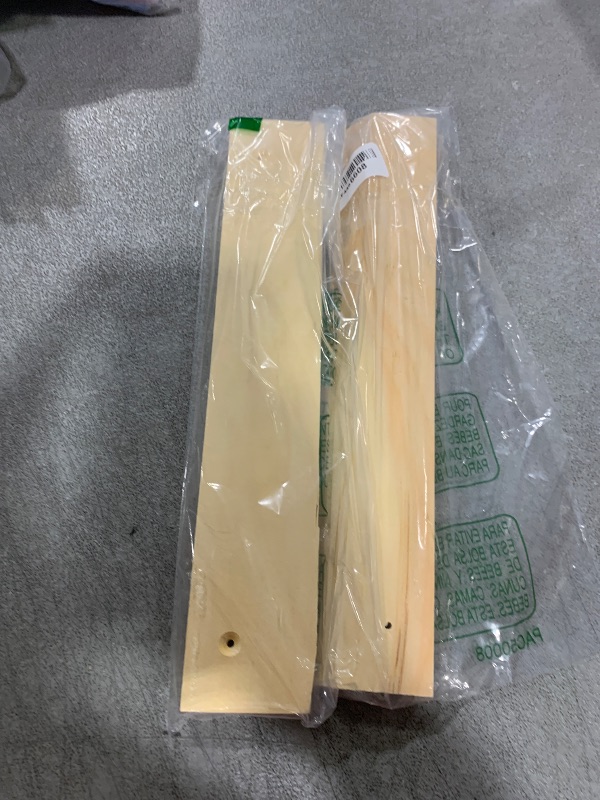 Photo 1 of Walnut Hollow 12" Hanging Cleat Set 2CT 10PK Craft Wood, 1-Pack, Natural 2 Count