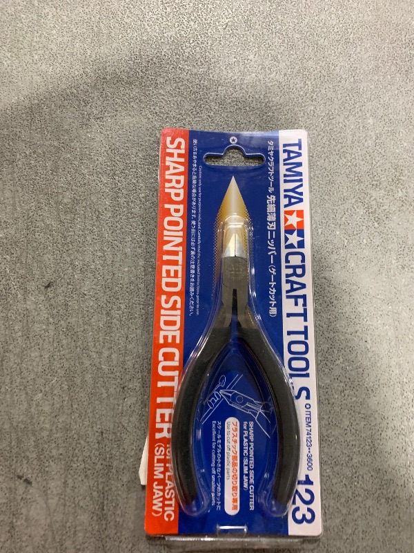 Photo 1 of Tamiya Sharp Pointed Side Cutter NO.123 (74123)