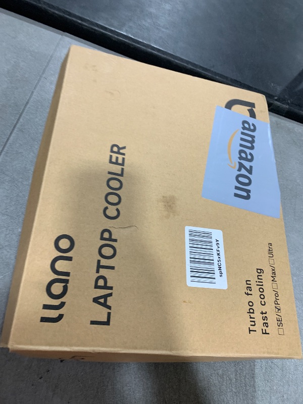 Photo 1 of llano V10 Gaming Laptop Cooling Pad, RGB Laptop Cooler Stand with Powerful 4.72 Inch External Turbo Cooling Fan, Fast Cooling Computer 13-17.3in, Button Control, 3 Adjustable Stand, 4-Port USB C&A