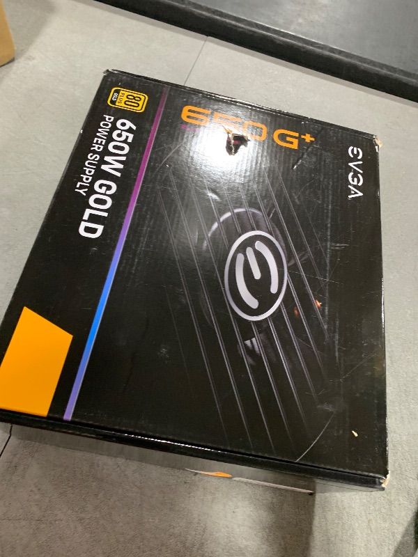 Photo 1 of EVGA SuperNOVA 120-GP-0650-X1, 650 G+, 80 Plus Gold 650W, Fully Modular, FDB Fan, 10 Year Warranty, Includes Power ON Self Tester, Power Supply