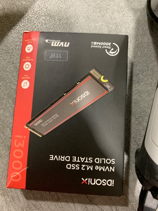 Photo 1 of iDsonix M.2 SSD 1TB, PCIe Gen3x4, Speed Up to 3,100 MB/s, M.2 2280 NVME 1TB SSD with 3D NAND Flash and Heatsink, Internal Soild State Drive for Laptop, Desktop, Mini PC and Computer