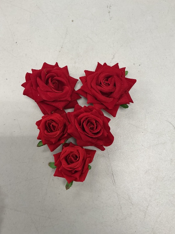 Photo 1 of Topbuti 6 Pcs Rose Flower Hair Clip Rose Brooch Floral Hair Accessories for Woman Girls Flamenco Dancer Mexican Wedding Party Mother's Day Halloween Costume