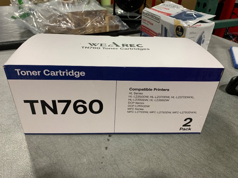 Photo 1 of TN760 Toner Cartridges Replacement for Brother Toner TN-730/TN-760 Compatible HL-L2350DW MFC-L2710DW MFC-L2750DW HL-L2395DW HL-L2370DW DCP-L2550DW HL-L2390DW (Black, 2 Pack)