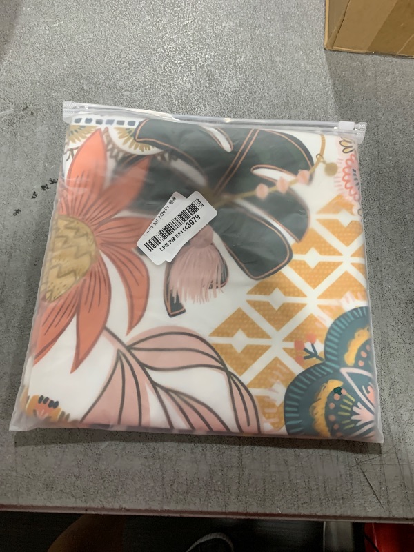 Photo 1 of 18x18 Boho Outdoor Pillow Covers for Wicker Couch Boho Tropical Patio Pillow Covers 18x18 Outdoor Waterproof Set of 2 Summer Spring Decor Sofa Pillowcase Abstract Leaves Cushion Case for Porch Balcony