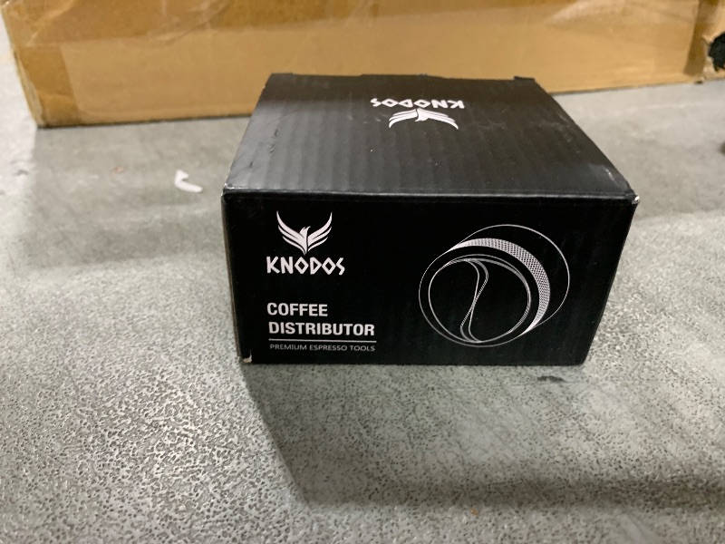 Photo 1 of KNODOS Espresso Distribution Tool 58mm Maple Coffee Distributor Adjustable Depth Stainless Steel Espresso Leveler Premium Espresso Machine Accessories For Coffee Bar