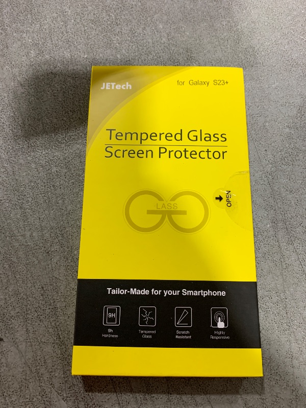 Photo 1 of JETech Privacy Screen Protector for Samsung Galaxy S23+ / S23 Plus 5G 6.6-Inch with Camera Lens Protector, Anti-Spy Tempered Glass Film, Fingerprint ID Compatible, 2-Pack Each