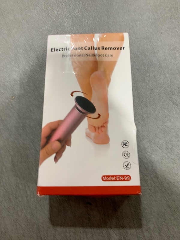 Photo 1 of Electric Foot File Tool - Callus Remover for Feet (FSA or HSA Eligible), Professional Pedicure Machine with 60pcs Sandpaper Discs, Adjustable Speed Foot Files for Deadskin, Dry and Cracked Feet