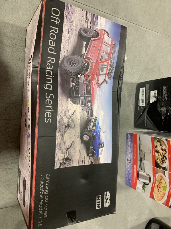 Photo 1 of HLSFWDRIVE WPL C24-1 RC Rock Crawler RC Truck 4x4 1/16 Scale RC Crawler Off Road Remote Control Pickup 2.4G All Terrain RTR with Proportional Throttle Steering Led Light Adult