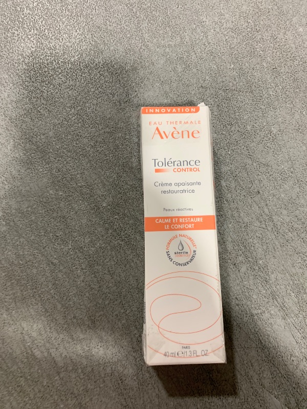 Photo 1 of Avene Tolerance Control Soothing Skin Recovery Cream, for Hypersensitive Dry Skin, Restores Skin Barrier,Calms sensations of skin discomfort, Tube with Sterile Pump, , Fragrance-Free 1.3 Fl Oz