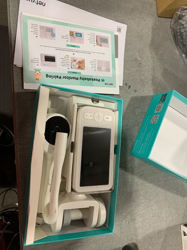 Photo 1 of NETVUE Upgraded Baby Camera Monitor Video - 5000mAh Baby Monitor with Camera and Audio, 5" Display, 4 in 1 Bracket Meets The Needs in All Scenarios, Smart Phone App, Cry Detection
