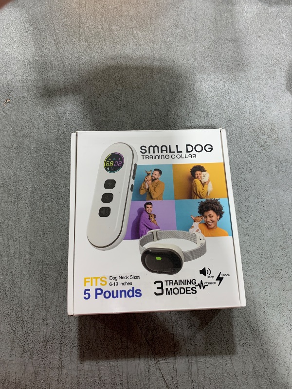 Photo 1 of Ultra-Small Anti Bark Collar, Ultra-Light & Thin Dog Training Collar with 1300ft Remote for Small Dogs 5-15lbs, 198-Level Precise Control, Rechargeable, Red (Not Auto Collar)