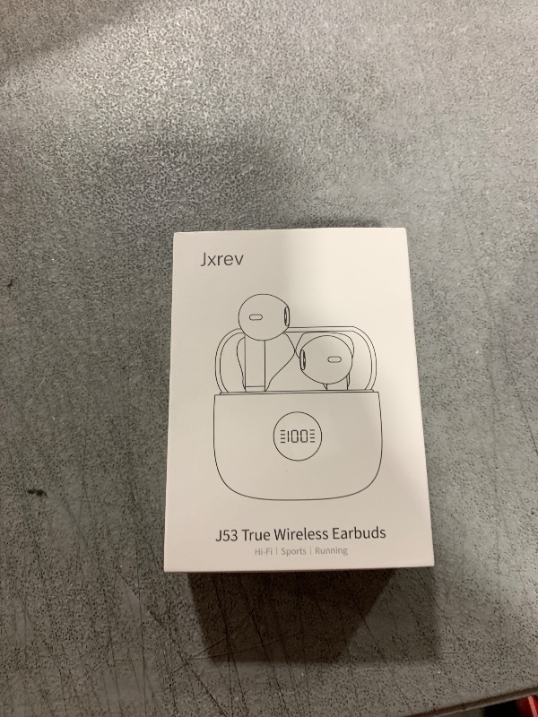 Photo 1 of Wireless Earbuds, Bluetooth Headphones 5.4 HiFi Stereo, in Ear Earphones with 4 ENC Noise Cancelling Mics, 40H Playtime Ear Buds with Mini Case, IP7 Waterproof Headset with LED Display, USB C Charging