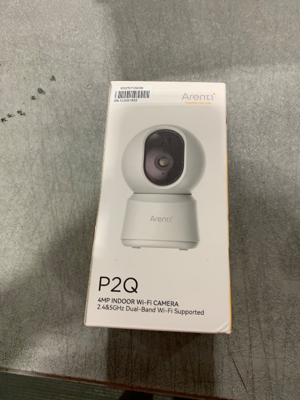 Photo 1 of ARENTI 5G Security Camera Indoor, 4MP Pet Camera with Speaker for Dog/Cat, Baby Monitor with Phone App, Dual-Band WiFi, Auto Tracking, Super Night Vision, 2-Way Talk, Cloud & SD Card Storage