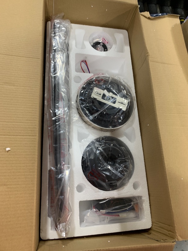 Photo 1 of ocioc 52 inch Ceiling Fans with Lights, Large Air Volume Ceiling Fans with Reversible Quiet DC Motor and Remote?Black-Gold?