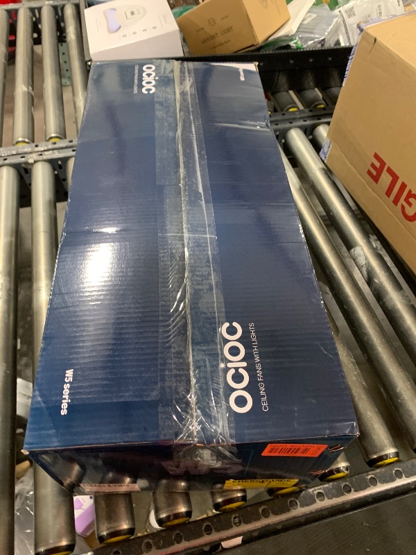 Photo 1 of ocioc 52 inch Ceiling Fans with Lights, Large Air Volume Ceiling Fans with Reversible Quiet DC Motor and Remote?Black-Gold?