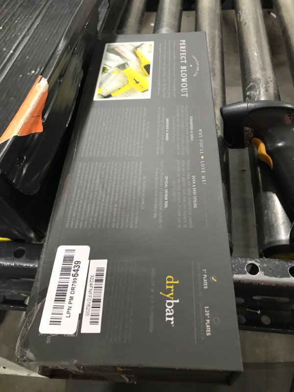 Photo 1 of Drybar The Tress Press Straightening Iron 1" | Ionic Technology for Smooth, Shiny Hair | Straighten or Wrap Around Barrel to Create Curls, Waves, or Sleek Styles