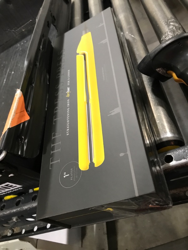 Photo 1 of Drybar The Tress Press Straightening Iron 1" | Ionic Technology for Smooth, Shiny Hair | Straighten or Wrap Around Barrel to Create Curls, Waves, or Sleek Styles