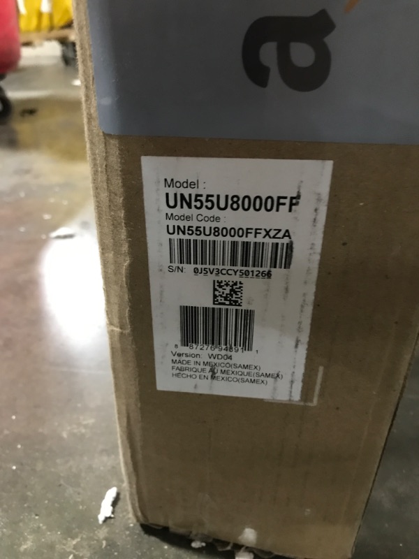 Photo 1 of Samsung 55-Inch Class Crystal UHD U8000F 4K Smart TV (2025 Model) Endless Free Content, Crystal Processor 4K, MetalStream Design, Knox Security, Alexa Built-in