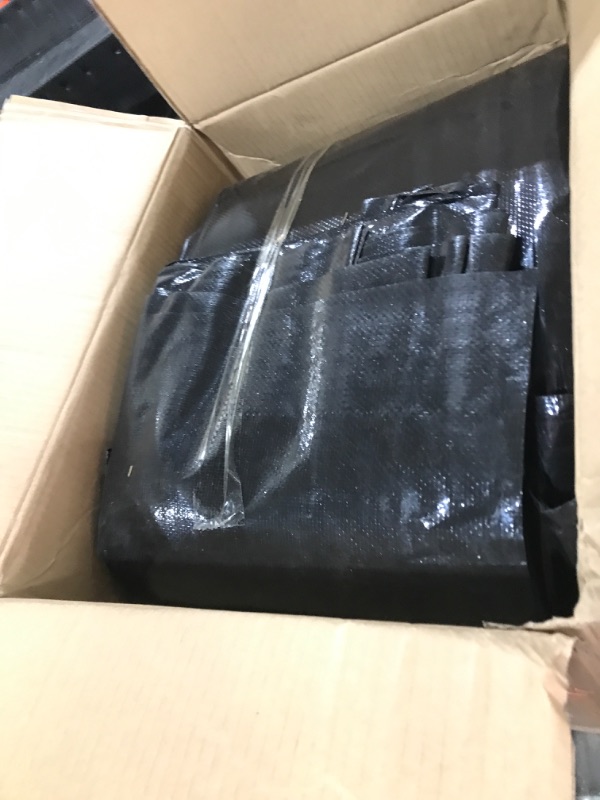 Photo 1 of yeezoo 20x25FT Reinforced PE Pond Liner, KOI Pond Liners for Outdoor Ponds, Enhanced 5-Layer Structure Pond Liner for Fish, Duck, Garden Raised Bed and Waterscape Pond(0.82oz/sq ft Thickness)