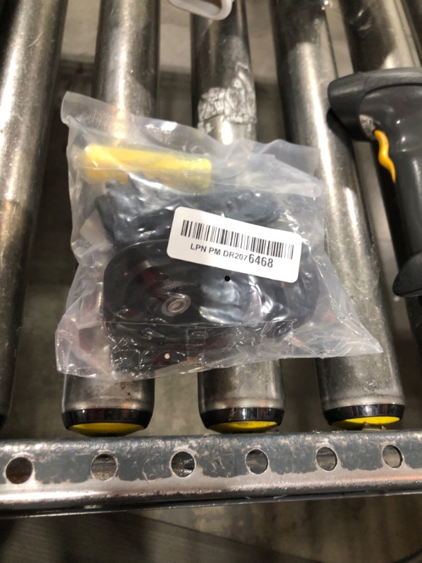 Photo 1 of RDEXP Black 1.92inch Wheel Dia Left & Right Luggage Wheels with 6 Screws for Travel Case Replacement Set of 2