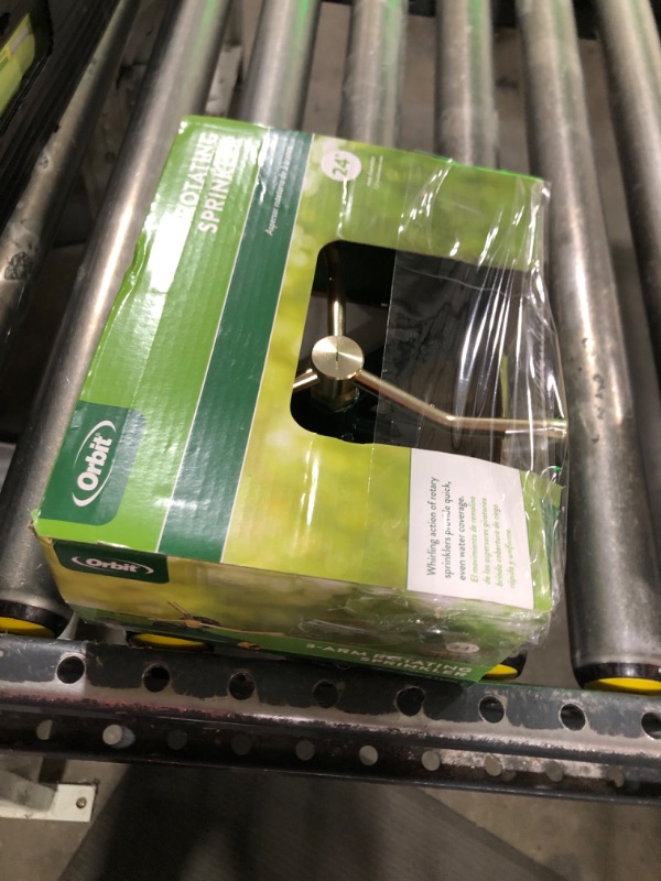 Photo 1 of 3-Pack Orbit 58257N 3-Arm Metal Sprinkler with Wheel Base - Durable 3-Arm Sprinkler with Convenient Wheel Base (1)