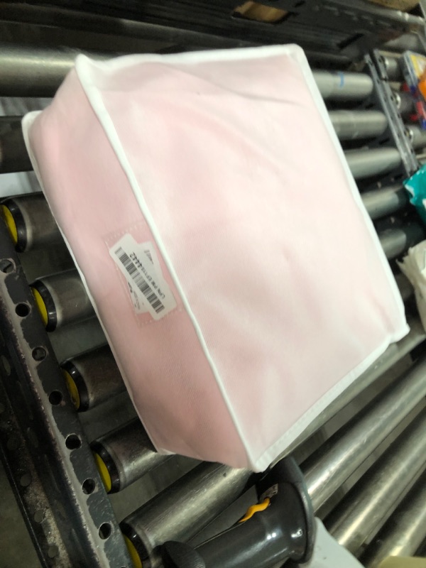 Photo 1 of Kivik Weighted Blanket 7 lbs, Small Minky Dotted Blankets, Soft Heavy Blanket Throw, Machine Washable, 41 x 60 Inches Pink