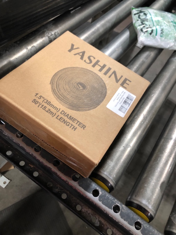 Photo 1 of YASHINE PVC HOSE 1-1/2"*50ft, Pool Backwash Hose, Heavy Duty Reinforced Blue PVC Lay Flat Water, For Swimming Drain Pools and Clean Filters, with 2 Clamp