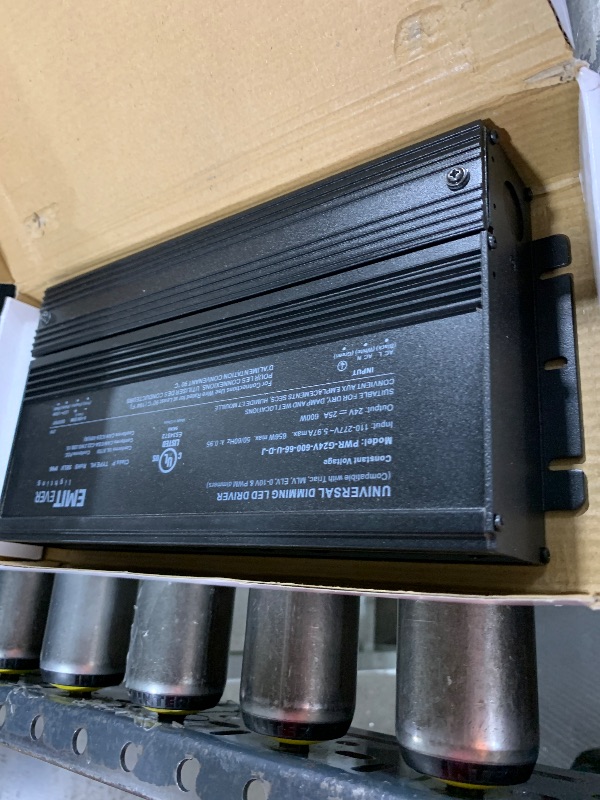 Photo 1 of EMITEVER Dimmable Led Driver, 600W AC 110V-277V to DC 24V Transformer, 5-in-1 Dimming: ELV/MLV/TRIAC / 0-10V / 1-10V / 10V PWM/Potentiometer, Waterproof IP67 and UL Listed