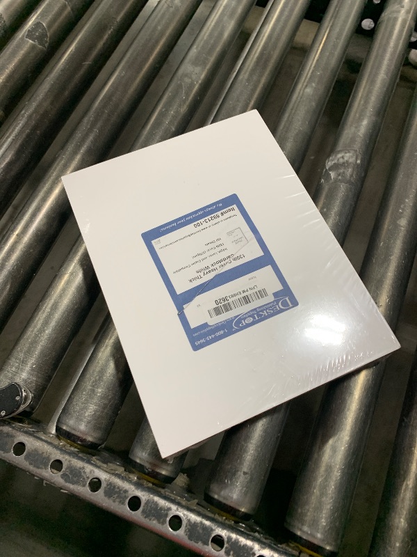 Photo 1 of Extra Heavy Duty 130lb Cover Cardstock - Bright White - 350gsm 17pt Thick Paper for Inkjet & Laser Printers - 8-1/2" x 11" - 100 Pack