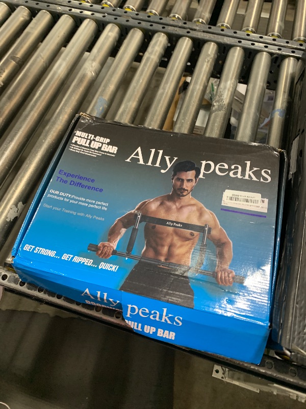 Photo 1 of ALLY PEAKS Pull Up Bar Thickened Steel Pipe Super Heavy Duty Steel Frame Upper Workout Bar| Multi-Grip Strength for Doorway | Indoor Chin-Up Bar Fitness Trainer for Home Gym Portable (silver2)
