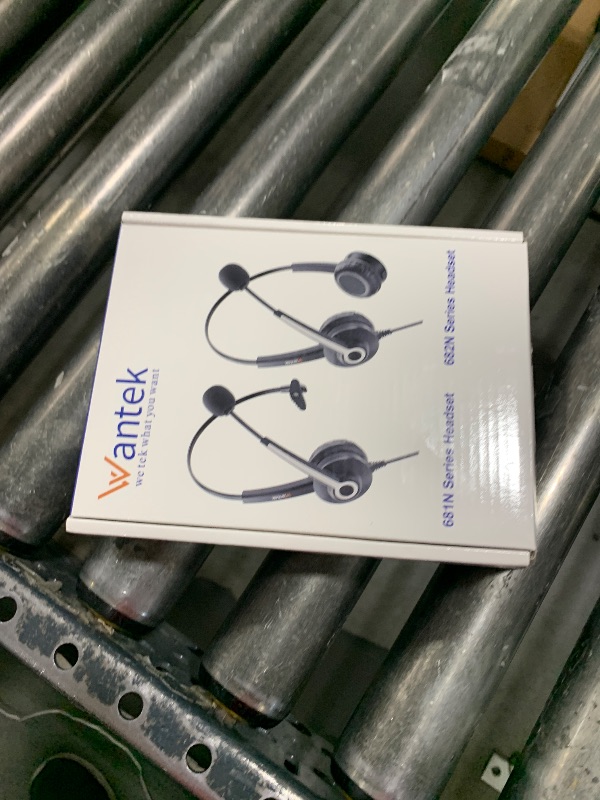 Photo 1 of Wantek Phone Headset with Microphone Noise Cancelling, Telephone Headsets 2.5mm Jack Work for Panasonic AT&T ML17929 Vtech RCA Cisco Uniden Polycom Grandstream Home Office Cordless Phones