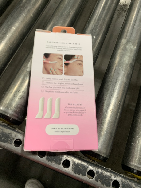 Photo 1 of Billie - Dermaplane Starter Kit - Reusable Handle + 3 Refill Blades - Remove Facial Hair + Perfectly Shape Brows - Dermatologist-Approved - Malibu
