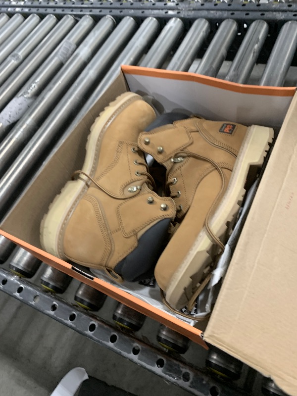 Photo 1 of Timberland PRO Men's Pit Boss 6 Inch Soft Toe Industrial Work Boot, Wheat, Size 10.5