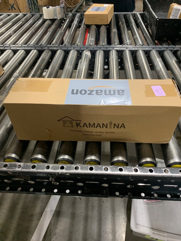 Photo 1 of KAMANINA Curtain Rods for Windows 72 to 144 Inches (6-12ft) Long Heavy Duty Curtain Rod