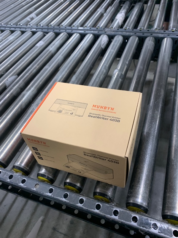Photo 1 of MUNBYN Bluetooth Thermal Label Printer RW403B, Wireless 4x6 Shipping Label Printer, Print Width 1.57"-4.25"